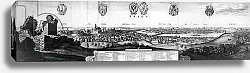 Постер Холлар Вецеслаус (грав) View of Prague, 1649