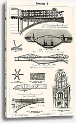 Постер Чугунная архитектура (1894), коллекция чугунных архитектурных конструкций
