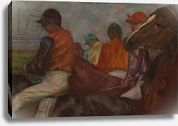 Постер Дега Эдгар (Edgar Degas) The Jockeys, c.1882
