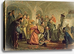 Постер Неврев Николай The Oprichnina at the Court of Ivan IV
