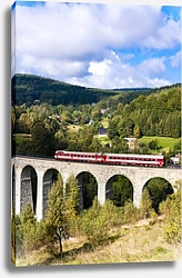 Постер Пассажирский поезд, долина Krystofovo, Чехия