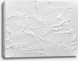 Постер Белая абстракция мазками