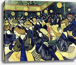 Постер Ван Гог Винсент (Vincent Van Gogh) Танцевальный зал в Арле, 1888