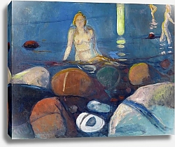 Постер Мунк Эдвард Summer Night. Mermaid