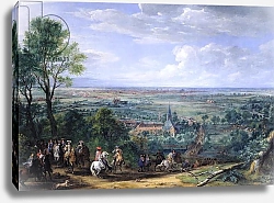 Постер Мюлен Адам Louis XIV at the Siege of Lille facing the Priory of Fives, August 1667, c.1685