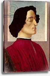 Постер Боттичелли Сандро (Sandro Botticelli) Portrait of Giuliano de' Medici c.1480