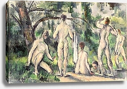 Постер Сезанн Поль (Paul Cezanne) Study of Bathers, c.1895-98