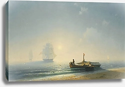 Постер Айвазовский Иван Рыбаки на закате. Неаполь