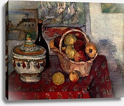 Постер Сезанн Поль (Paul Cezanne) Натюрморт с суповой чашей