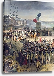 Постер Когнит Леон The Garde Nationale de Paris Leaves to Join the Army in September 1792, c.1833-36 2