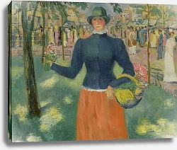 Постер Малевич Казимир Study of a Flower Seller, 1903
