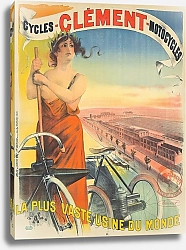 Постер Палеолог Иоанн Clément-Cycles-Motocycles.