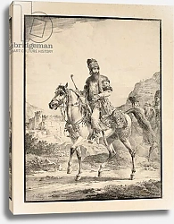 Постер Persian on Horseback, 1820