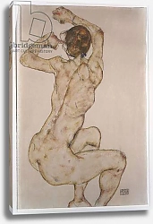 Постер Шиле Эгон (Egon Schiele) The Crouch, 1915