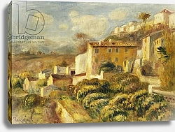 Постер Ренуар Пьер (Pierre-Auguste Renoir) View of the Post Office, Cagnes; Vue de la Poste, Cagnes, 1907