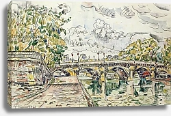 Постер Синьяк Поль (Paul Signac) The Pont Neuf, Paris, 1927