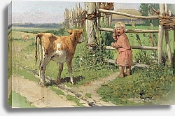 Постер Богатов Николай Испугалась. 1896