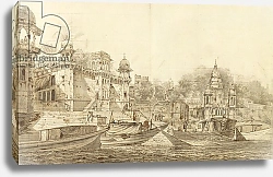 Постер Ходжес Уильям View of Part of the City of Benares, c.1781