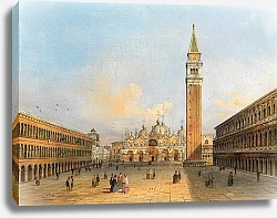 Постер A view of St Mark’s Square and the Campanile