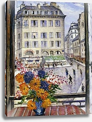 Постер Невинсон Кристофер Autumn Bouquet; View from a Paris Window,