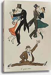 Постер Гурса Жорж Le grand icare ; H Bernstein, M Rostand, Deutch de la Meurthe