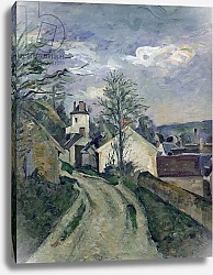 Постер Сезанн Поль (Paul Cezanne) The House of Doctor Gachet at Auvers, 1872-73