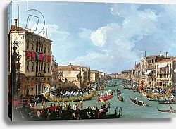 Постер Каналетто (Giovanni Antonio Canal) Regatta on the Grand Canal