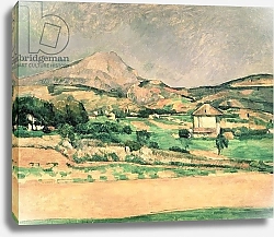 Постер Сезанн Поль (Paul Cezanne) Montagne Sainte-Victoire, c.1882-85