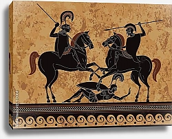 Постер Древнегреческие воины