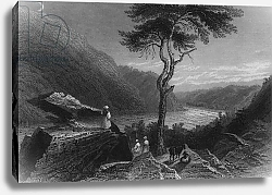 Постер Бартлет Уильям (последователи, грав) The Valley of the Shenandoah, from Jefferson Rock, 1838