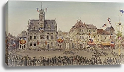 Постер Пясецкий Павел Кортеж императора на ратушной площади в Компьене