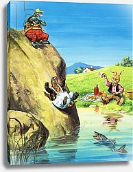 Постер Ливраджи Вирджинио (дет) Brer Terrapin sliding into the river