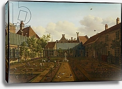 Постер ЛаФарг Пауль View of a town house garden in The Hague, 1775