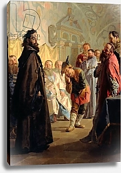 Постер Неврев Николай The Disgraced Boyar and a Jester, 1891