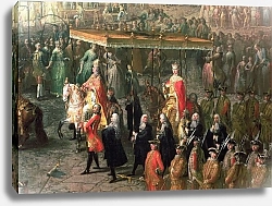 Постер Мейтенс Мартин The coronation procession of Joseph II Emperor of Germany, in Romerberg, 1764
