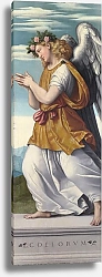 Постер Брешиа Моретто Поклоняющийся ангел