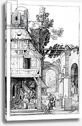 Постер Дюрер Альбрехт (последователи) The Nativity, c.1504
