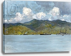 Постер Чапман Карлтон Our War-Ships off the Coast near Santiago de Cuba, June 3, 1898