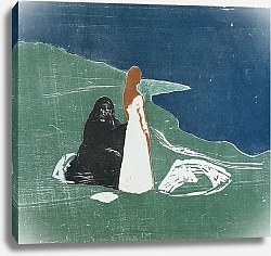Постер Мунк Эдвард Two Women on the Shore