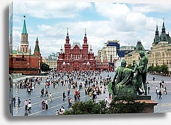 Постер Россия, Москва. Переполненная Красная площадь