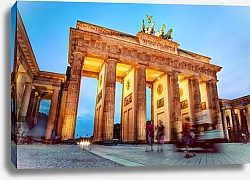 Постер Германия, Берлин. Бранденбургские ворота 2