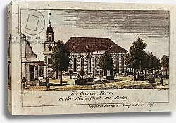 Постер Калау Ф. А. (акв) The Church of St. George in Konigsstadt, Berlin, 1797