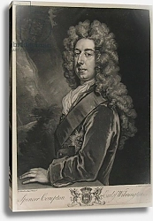 Постер Кнеллер Годфри, Сэр Spencer Compton, Earl of Wilmington, print by John Faber, 1734