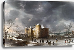 Постер Биирштратен Ян Замок в Мейдене зимой