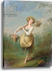 Постер Хью Жан-Батист The Flower Girl