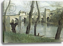 Постер Коро Жан (Jean-Baptiste Corot) The Bridge at Mantes