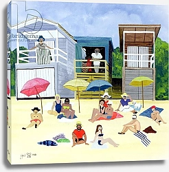 Постер Джоел Джуди Beach Huts, 1991