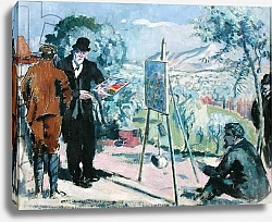 Постер Дени Морис A Visit to the House of Cezanne in Aix, 1906