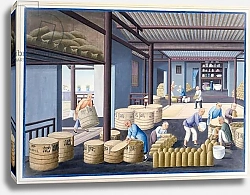 Постер Школа: Китайская 19в. Packing the Porcelain, c.1825