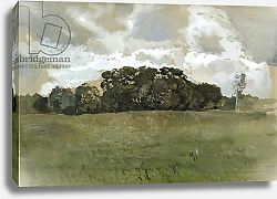 Постер Сомов Константин Landscape with grey Clouds, 1897